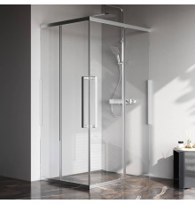 Душевое ограждение AM.PM Func 120x90 см профиль хром стекло прозрачное W84G-403-12090-MT