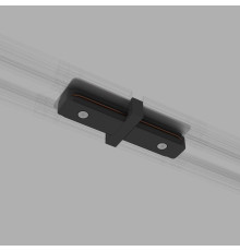 Коннектор прямой для однофазного шинопровода черный TRC-1-1-I-BK