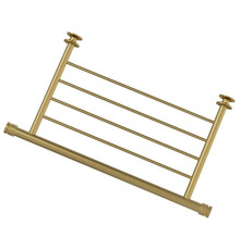 Полка прямая Сунержа 4 перекладины 43,8x24x3,4 см состаренная латунь 051-2012-4370