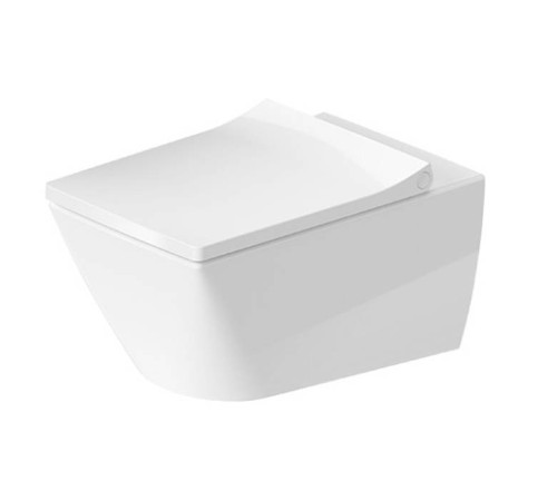 Унитаз подвесной Duravit Viu Rimless WonderGliss 37x57 см белый 25110900001