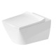 Унитаз подвесной Duravit Viu Rimless WonderGliss 37x57 см белый 25110900001
