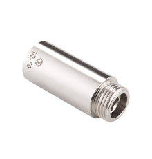 Удлинитель резьбовой Hogart НВ 1/2x20 мм латунь никелированная BF57104L20