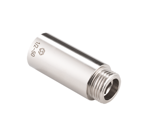 Удлинитель резьбовой Hogart НВ 1/2x20 мм латунь никелированная BF57104L20