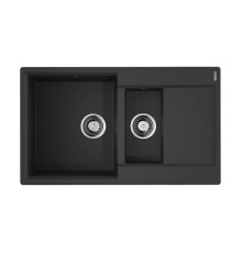 Кухонная мойка Omoikiri Daisen 86-2-BL Artgranit 86x51 см черный 4993477