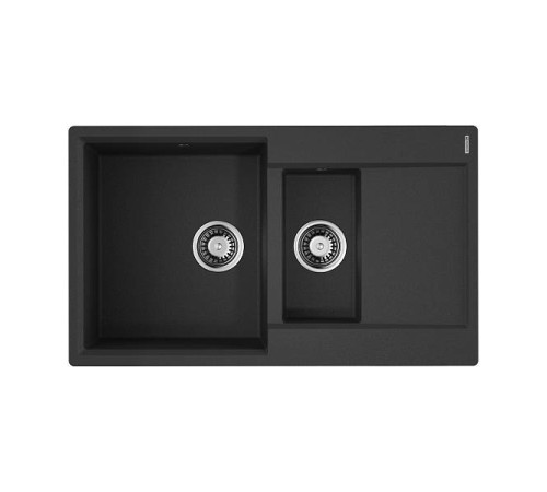 Кухонная мойка Omoikiri Daisen 86-2-BL Artgranit 86x51 см черный 4993477