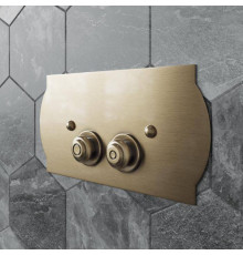 Клавиша смыва для бачков Geberit UP320 Tiffany World TW 300.2 бронза TW300.2br