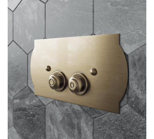 Клавиша смыва для бачков Geberit UP320 Tiffany World TW 300.2 бронза TW300.2br