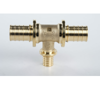 Тройник SANHA 3fit-Press 40х20х40 мм латунь DZR 11080671001