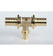 Тройник SANHA 3fit-Press 40х20х40 мм латунь DZR 11080671001