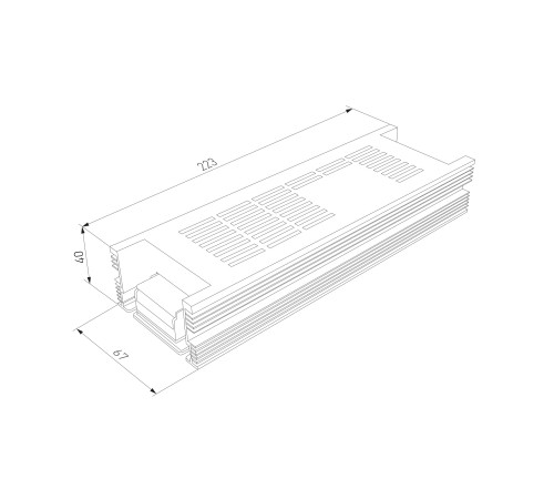 Блок питания для светодиодной ленты 24 В 250W Трансформатор 24V 250W