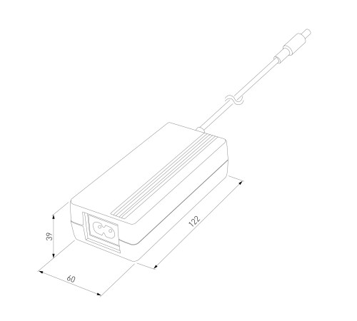 Блок питания для светодиодной ленты 24 В 72W Трансформатор 24V 72W