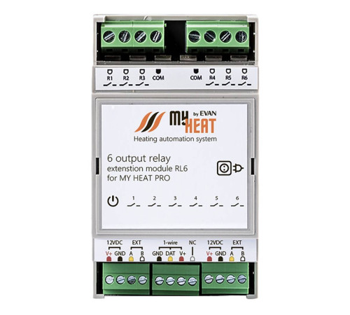 Блок расширения релейный ЭВАН MyHeat RL6