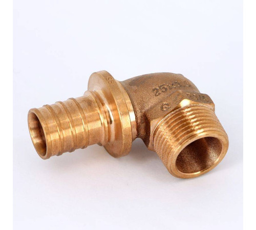 Угольник-переходник REHAU RAUTITAN RX+ 25х3/4 НР бронза 456350