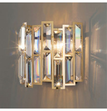 Бра с хрусталем 339/2 золото / черный