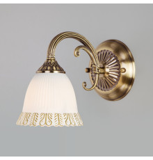 Бра со стеклянным плафоном 60107/1 античная бронза