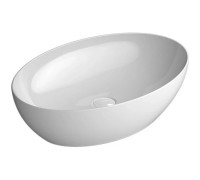 Раковина-чаша накладная GSI Pura 600х420 мм белый глянцевый 884211