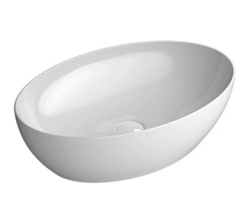 Раковина-чаша накладная GSI Pura 600х420 мм белый глянцевый 884211