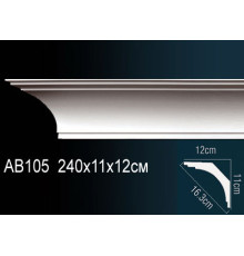 Карниз потолочный полиуретановый Perfect AB105