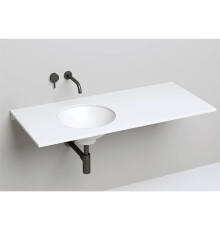 Раковина встраиваемая снизу Salini Marea 42х42х13.8 см S-Stone белый матовый 1802205M