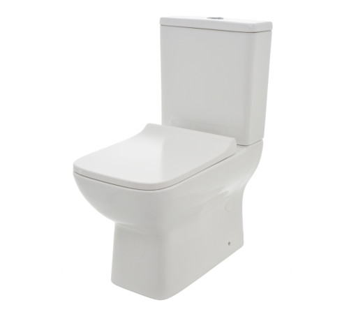 Унитаз напольный Aquanet AQM1004 безободковый с сиденьем микролифт AQM1004