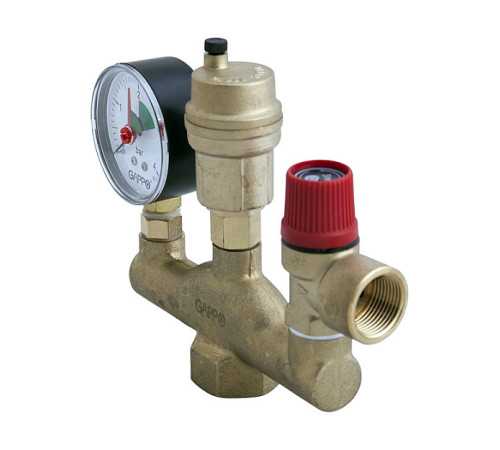 Группа безопасности котла Gappo 1x3/4 3 бар 50 кВт G1450