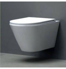 Унитаз подвесной Azzurra Forma безободковый 54х37х34 см белый FOR1800/F bi/cr FMVKSPE00000BI