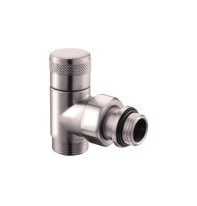 Вентиль запорный угловой SR Rubinetterie Tondera 1/2 x 3/4E матовый никель 0673-1500NSE0