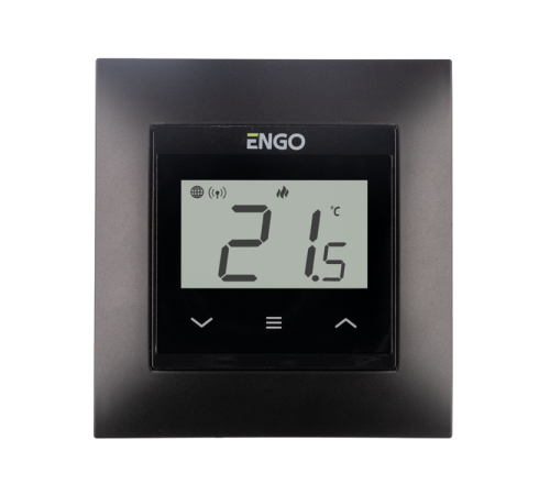 Терморегулятор программируемый ENGO Controls E55B встраиваемый 230 В черный E55B