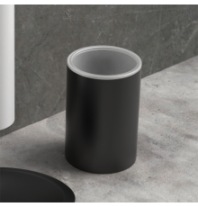 Стакан настольный металлический Colombo Design Plus черный матовый W4941.NM