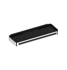 Полочка для душа Keuco Plan подвесная со стеклоочистителем хром/dark grey 14959010037