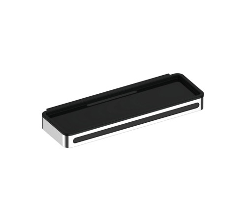 Полочка для душа Keuco Plan подвесная со стеклоочистителем хром/dark grey 14959010037