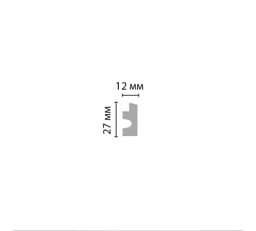 Молдинг DECOMASTER D316-1-81D 42х12х2900 мм D316-1-81D