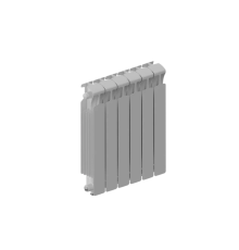 Радиатор биметаллический RIFAR MONOLIT VENTIL 500 7 секций нижнее подключение MN-500-07-VR RAL 9016