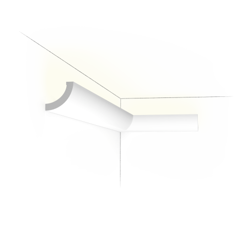 Карниз для скрытого освещения Orac Decor C362 CURVE