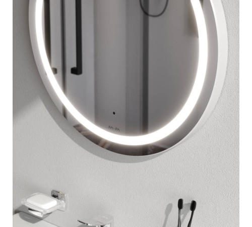 Зеркало круглое AM.PM X-Joy 80 см с LED-подсветкой и ИК-сенсором M85AMOX0801WG