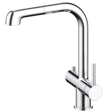 Смеситель для кухни с выдвижным Г-изливом под питьевую воду Timo Saona CoolStart 2346/00FL