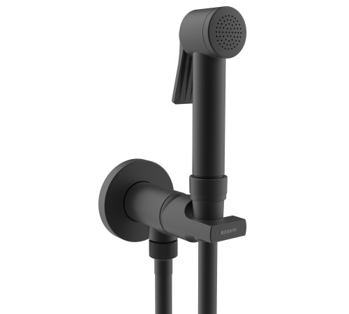 Гигиенический комплект со смесителем Bossini PALOMA APICE черный матовый E34002B.073
