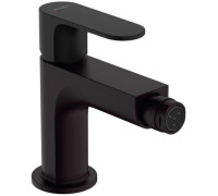 Смеситель для биде Hansgrohe Rebris S со сливным гарнитуром матовый черный 72210670