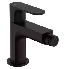 Смеситель для биде Hansgrohe Rebris S со сливным гарнитуром матовый черный 72210670