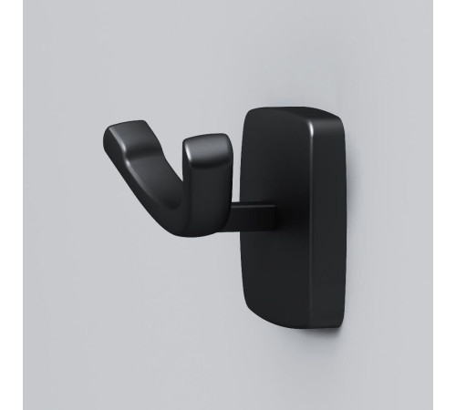 Крючок для полотенец двойной AM.PM Gem черный A9035622