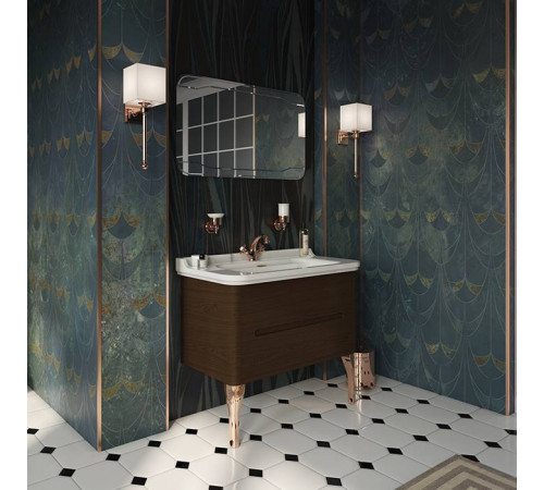 Комплект подвесной мебели Kerasan Waldorf 100 см с 2 ящиками noce 4142K1bi/cr / 925546