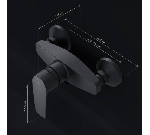 Смеситель для душа AM.PM Gem F90A20022
