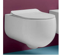 Унитаз подвесной Kerasan Flo 54х37 см безободковый белый матовый 311130