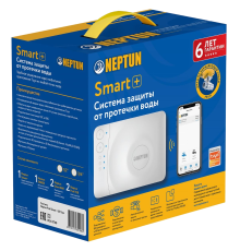 Система контроля протечек воды Neptun Profi Smart+ 3/4 Tuya (модуль Smart+ Tuya, 2 радиодатчика 868, 1 датчик SW005, 2 крана PROFI 12В) 100035900900