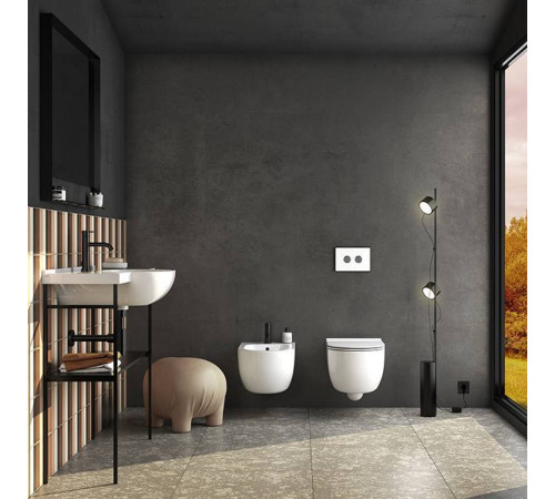 Унитаз подвесной безободковый Globo Mode 53х34 см MES02.BI