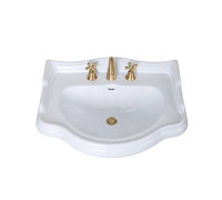 Раковина Kerasan Retro 69 69х52 см 3 отверстия белая 104601