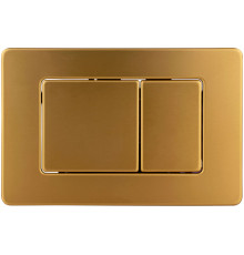 Панель смыва AQUAme нержавеющая сталь золото шлифованное AQM4112BG