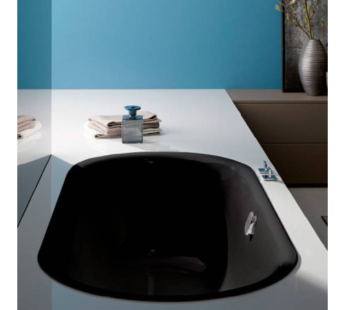 Ванна встраиваемая Bette BetteLux Oval 190x90x45 см черный матовый 3467-035 PLUS