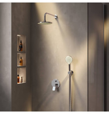 Душевая система AM.PM X-Joy со смесителем, верхним душем и душевым набором FB85A1RH20
