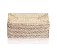 Коробка универсальная Decor Walther Basket UTBMD 30х15.5х14 см с крышкой ротанг светлый 0932191